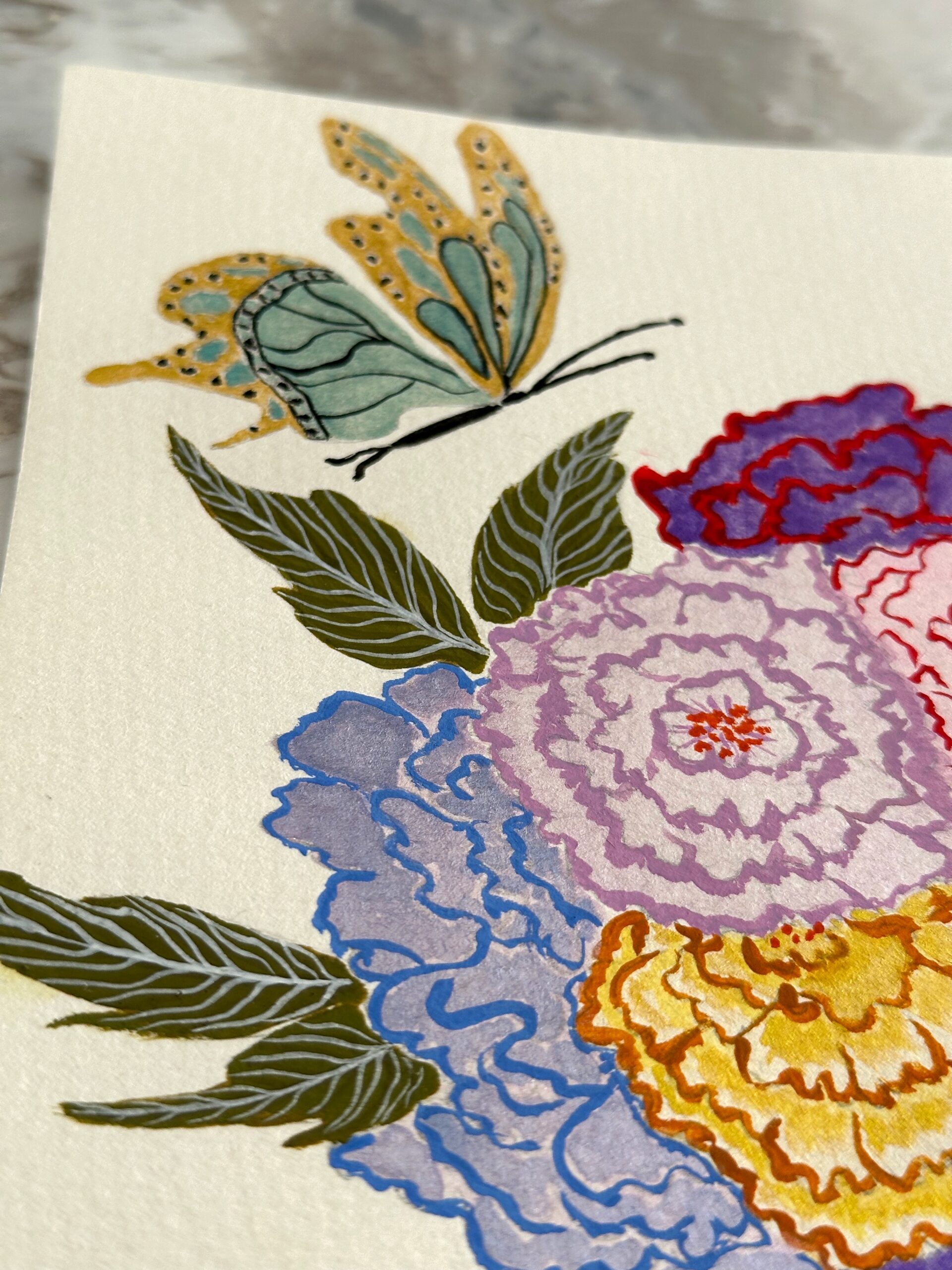 Red Coral and Pink Scallops Vase - Image 7